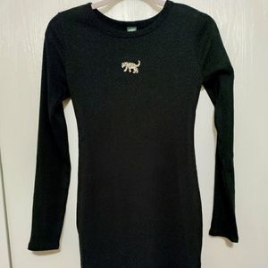 Leopard long sleeve dress-Target